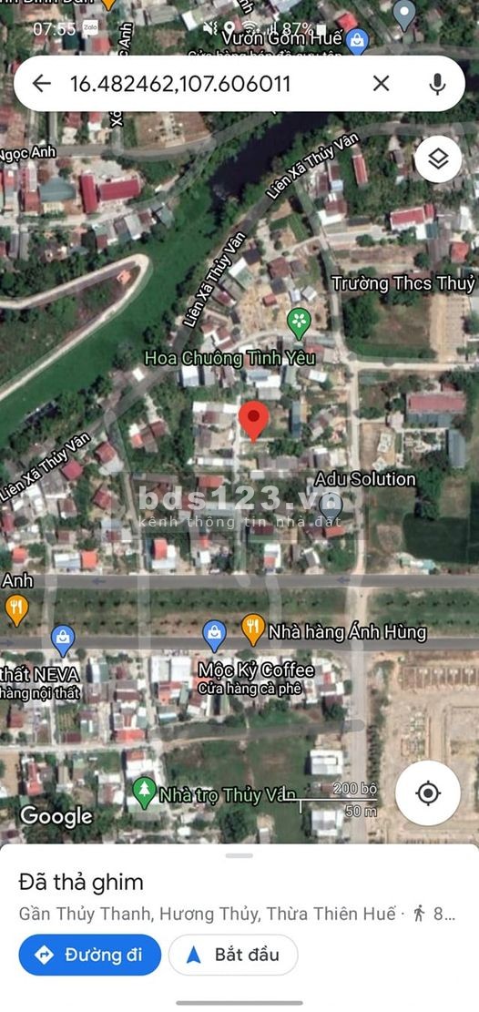 BÁN LÔ ĐẤT ĐẸP 2 MẶT TIỀN CÓ THỂ TÁCH THỬA GẦN ROYAL PARK. LH 0702788074 MS VÂN