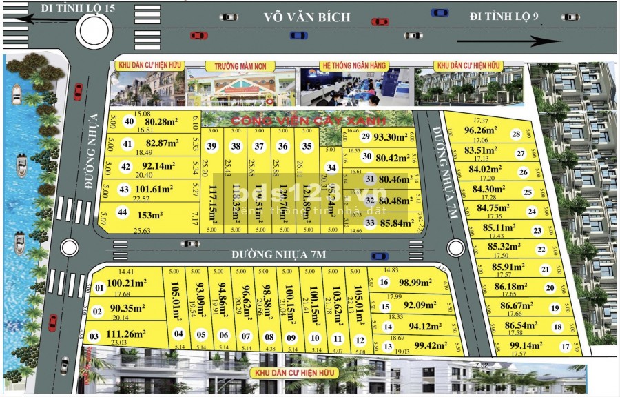 Bán đất nhà ở Bình Mỹ, Củ Chi giá từ 1 tỷ 3 - 1 tỷ 7