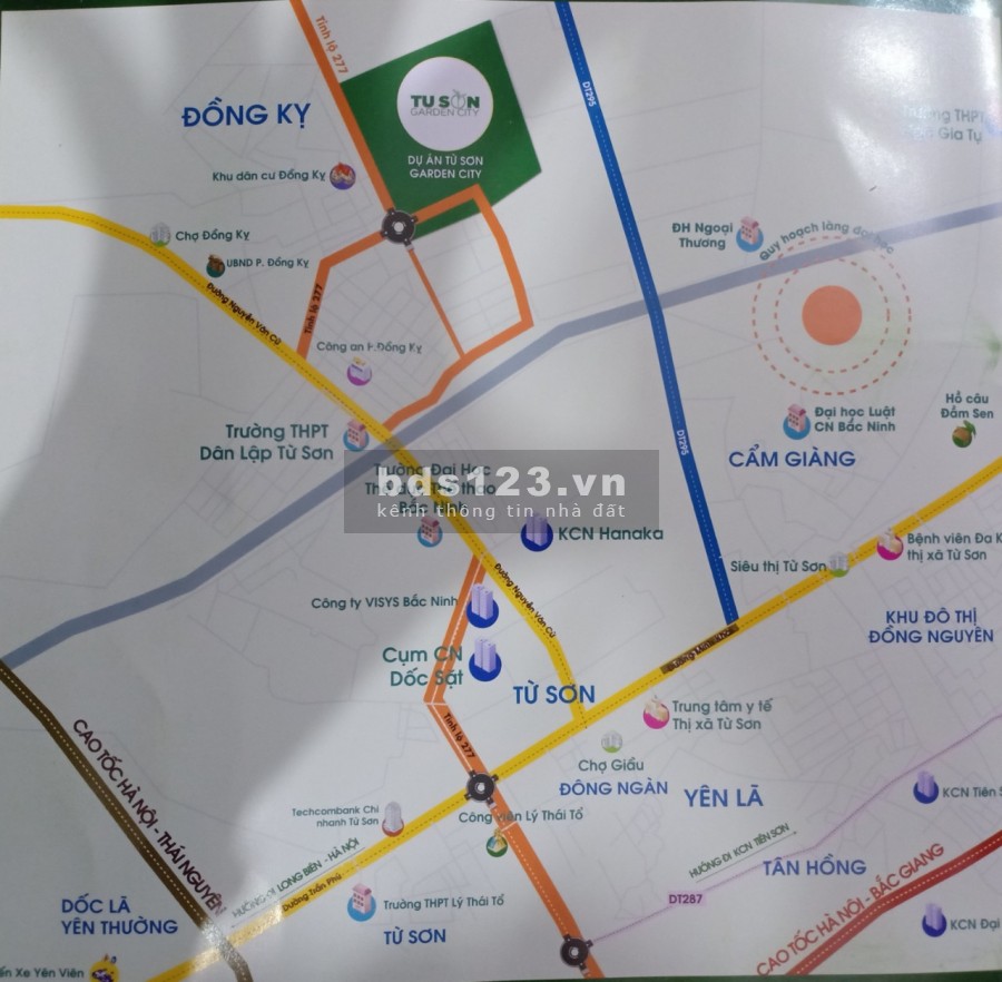 Cần bán đất Liền kề khu TỪ SƠN GARDEN CITY