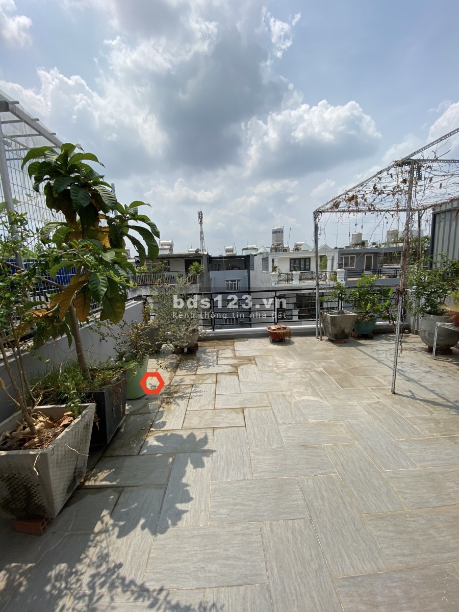 Nhà HXT Đặng Thuỳ Trâm 6x20m Trệt lửng, 3lầu. 32tr.