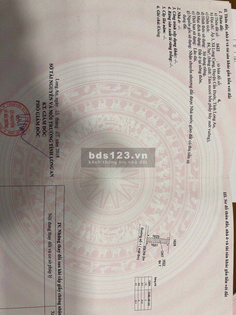 Đất tôi mua 2018 nay kẹt tiền bán gấp giá chỉ 650 triệu.