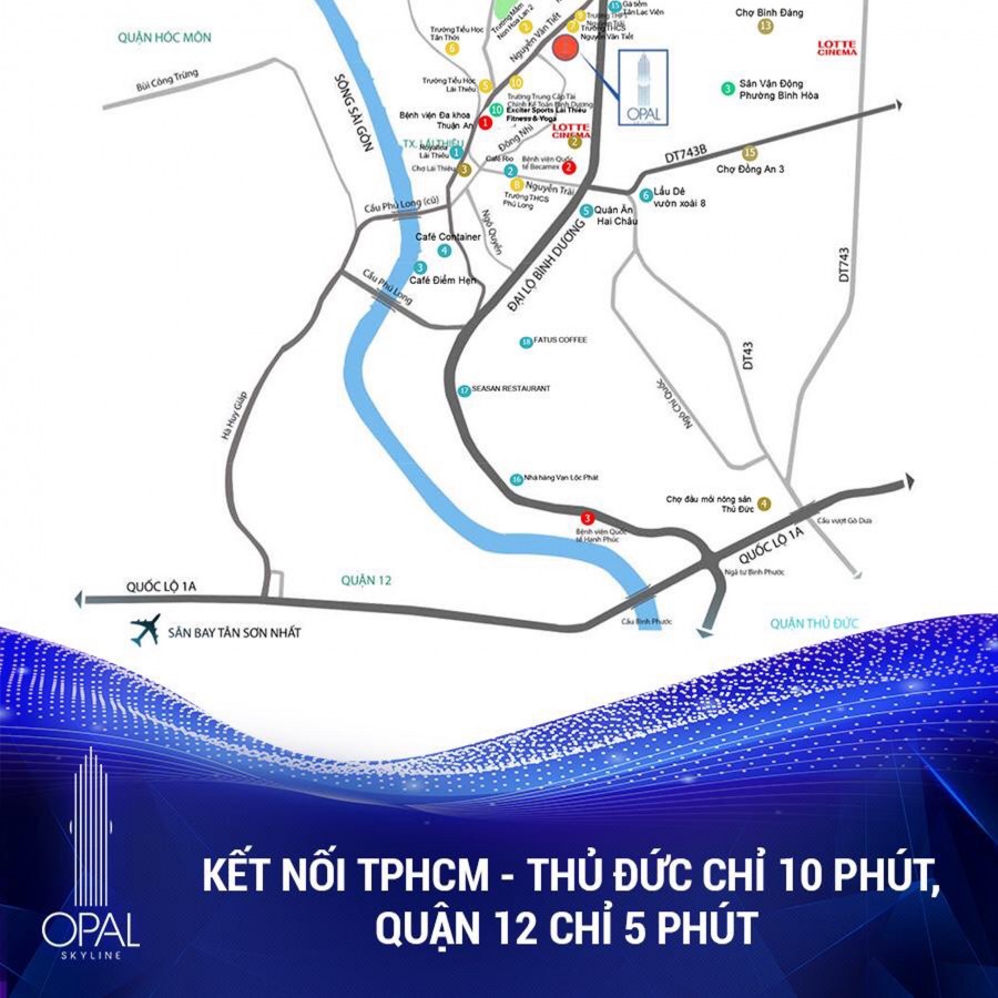 Chính chủ ra hàng Opal Skyline Thuận An. trả trước 200 triệu, ân hạn nợ, gốc 18 tháng