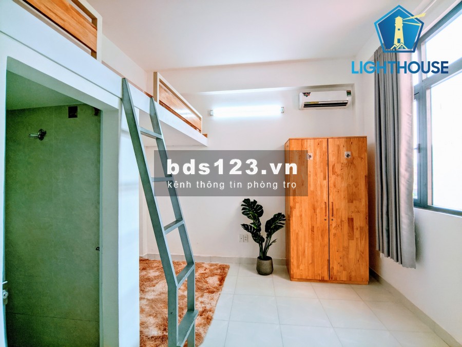Phòng gác lửng gần ĐH Văn Lang CS3, full nội thất, bảo vệ