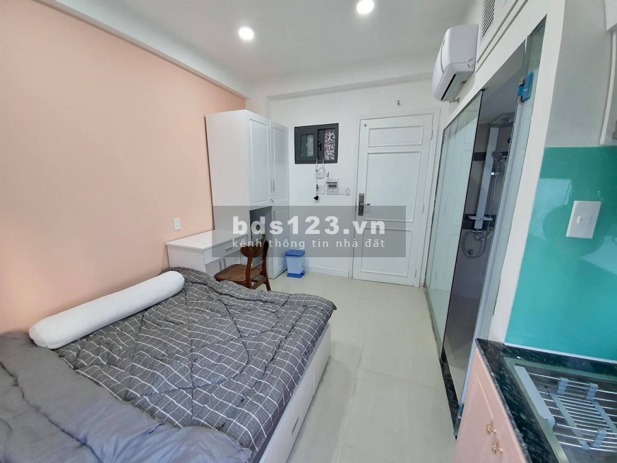 Cho thuê căn hộ dịch vụ đầy đủ nội thất 25m2 quận 7- đầy đủ tiện ích, tiện nghi