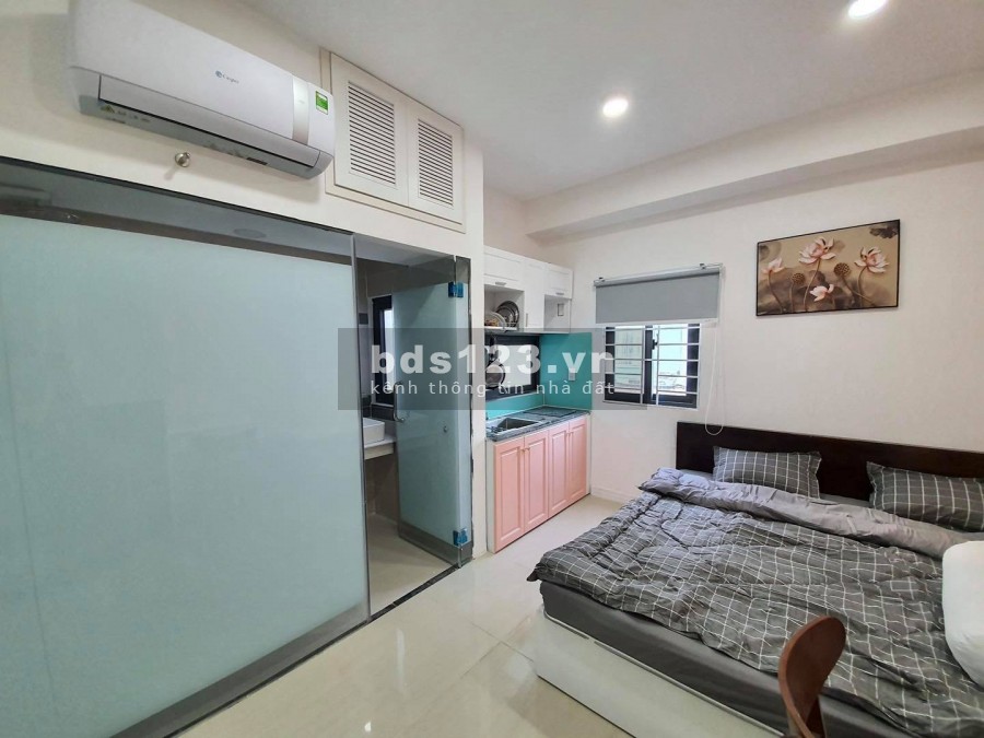 Cho thuê căn hộ dịch vụ đầy đủ nội thất 25m2 quận 7- đầy đủ tiện ích, tiện nghi