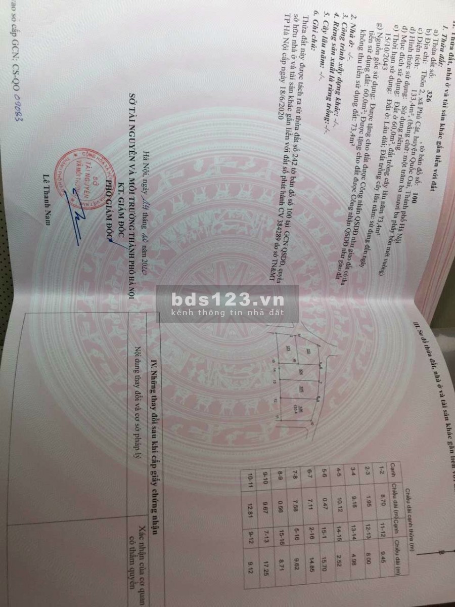 Gần chợ Phú Sơn. cách trường tiểu học Phú Cát 500m