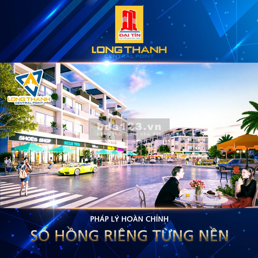 Chỉ 1,8 tỷ, SHR có sẵn từng nền. Dự án Central Point Lộc An đối diện sân bay Long Thành