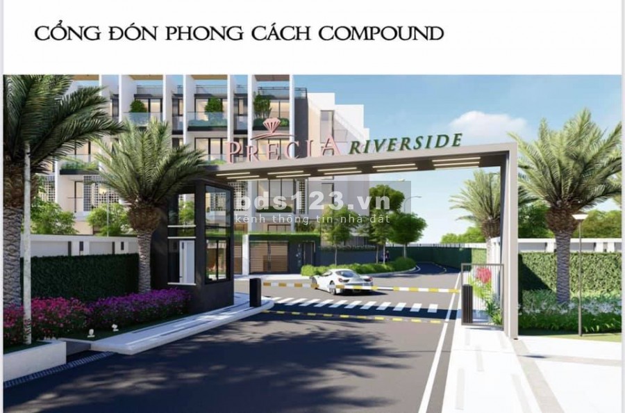 Nhà liền kề trung tâm Quận 2 chung cư Precia Riverside 5 tầng đúc, chiết khấu cao, lh 0912 598 058