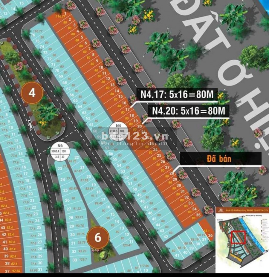 Cần nhượng Shophouse Dự án Mỹ Độ - Bắc Giang, 80m2, chỉ từ 1,8 tỷ