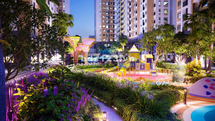 Căn hộ New Galaxy Hưng Thịnh 2 PN 62.77m2, liền kề TP. Thủ Đức, mã số đẹp view thoáng mát