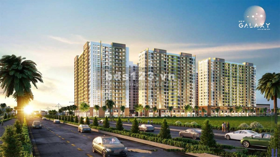 Căn hộ New Galaxy Hưng Thịnh 2 PN 62.77m2, liền kề TP. Thủ Đức, mã số đẹp view thoáng mát