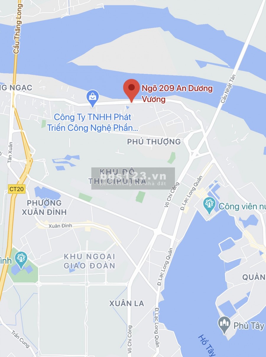 Bán Đất Thổ Cư ngõ 209 An Dương Vương mặt tiền 10m vị trí đẹp