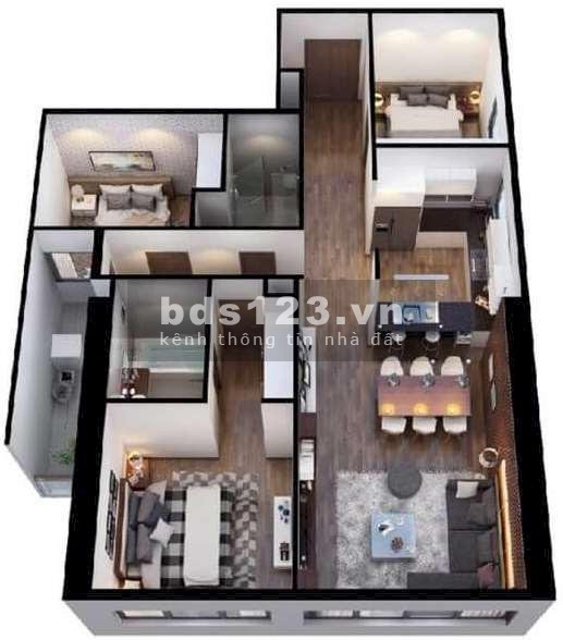 Cho thuê căn hộ tại tầng 48 Chung cư FLC Twin Tower, 265 Cầu Giấy, Quận Cầu Giấy, Hà Nội