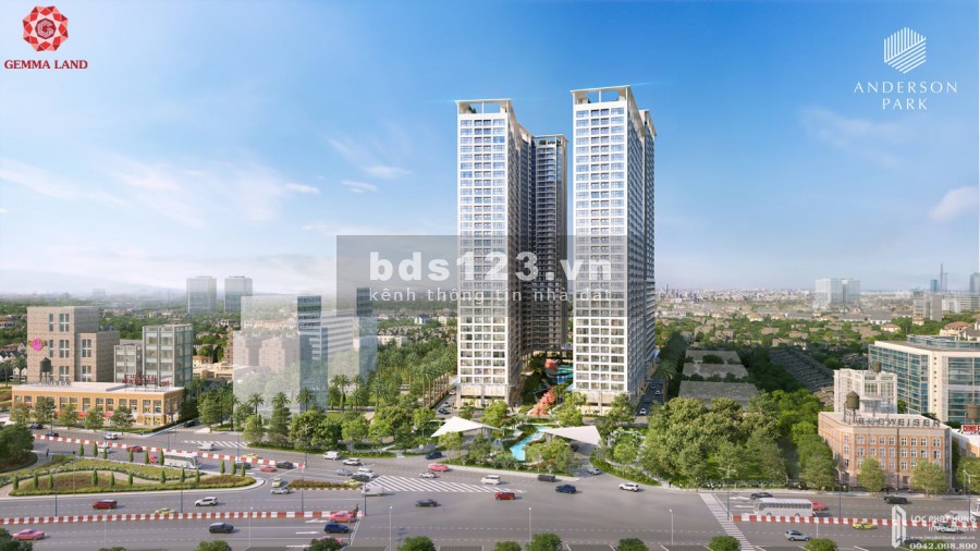 Căn hộ cao cấp Anderson Park ngay trung tâm TP Thuận An (Coming soon). Giá dự kiến 35tr/m2. Hotline 0931219386