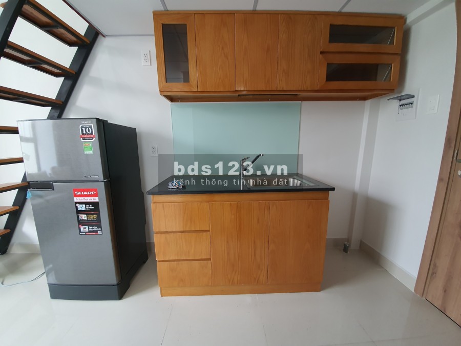 Căn hộ có gác full nội thất đường Huỳnh Tấn Phát Quận 7 giá 5tr5 mới xây gần Quận 1, 4, 8