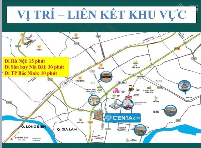 Bán biệt thự Centa vilass VSIP Từ Sơn trung tâm vùng thủ đô BÁN KÍNH 12KM