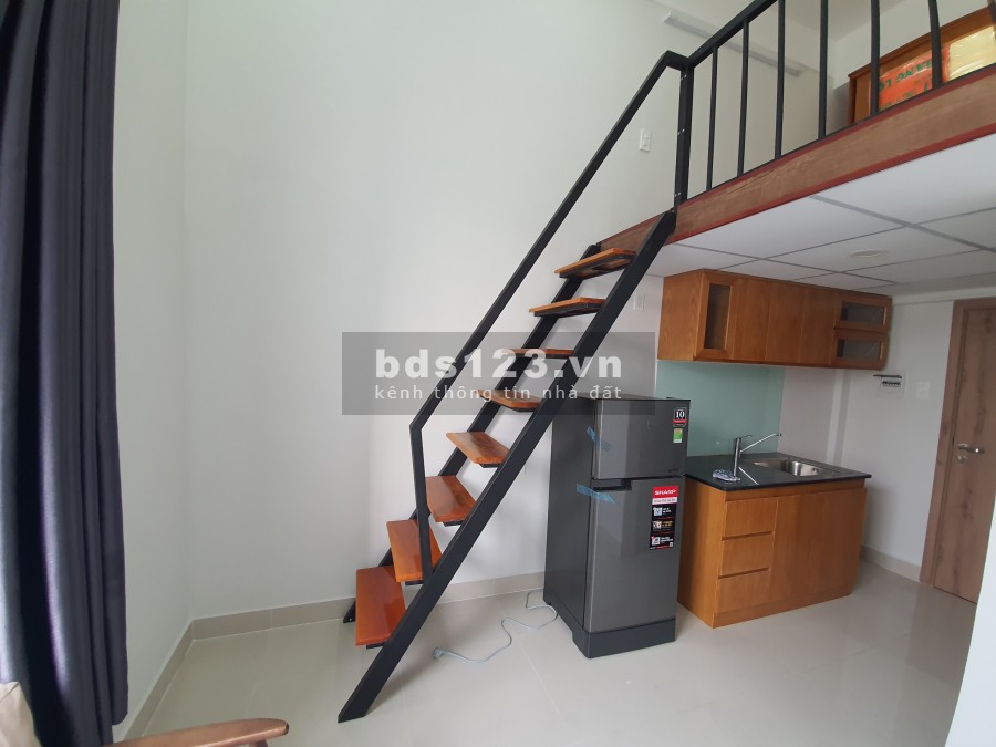 Căn hộ có gác full nội thất đường Huỳnh Tấn Phát Quận 7 giá 5tr5 mới xây gần Quận 1, 4, 8