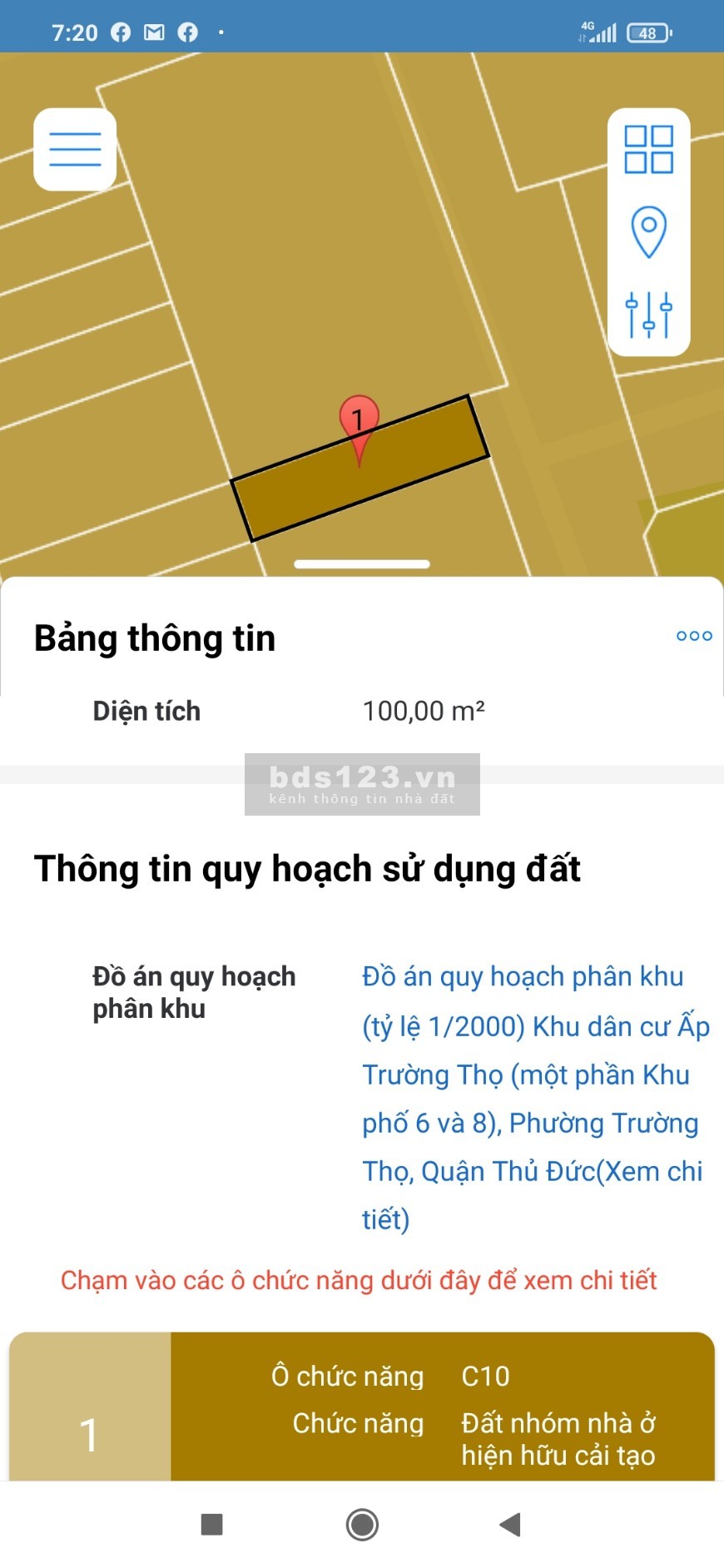 BÁN ĐẤT THỔ CƯ KHU DÂN CƯ HIM LAM THỦ ĐỨC