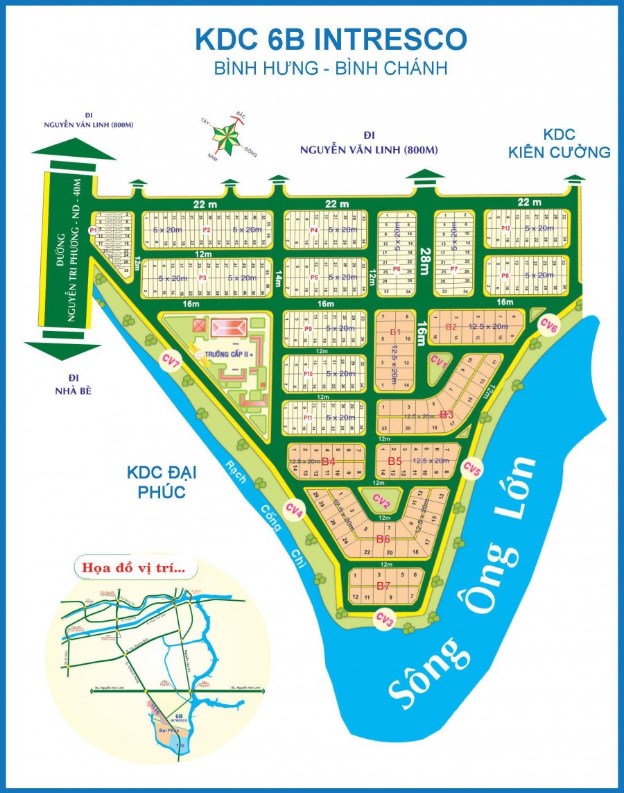 Bán đất Đại Phúc Green Villas Phạm Hùng chỉ với 3.6 tỷ/nền. 0909668928