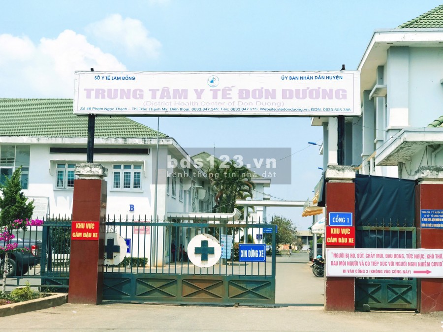Đất Đà lạt nằm ngay trung tâm thị trấn đơn dương