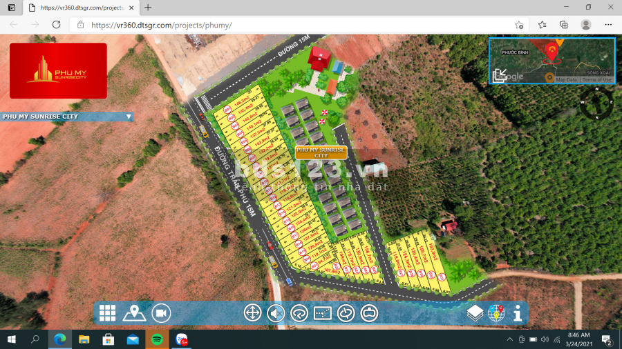 Đất nền Phường Hắc Dịch - Thị xã Phú Mỹ