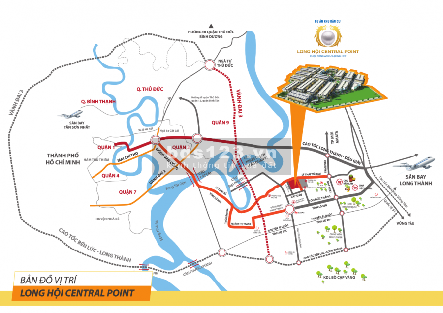 Dự án hot nhất Nhơn Trạch, Long Hội Central Point