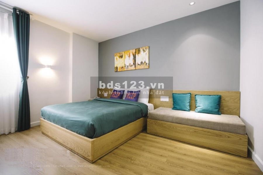 Cho thuê Khách sạn Mặt tiền Đường Bùi Thị Xuân, P.Phạm Ngũ Lão, Q.1. DT: 8 x 25m, 8 lầu