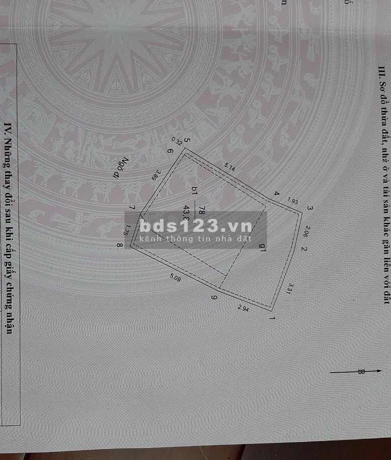 Bán nhà ngõ phố Trương Định, ô tô đỗ cửa, 44m2, 5 tầng, 6,4 tỷ