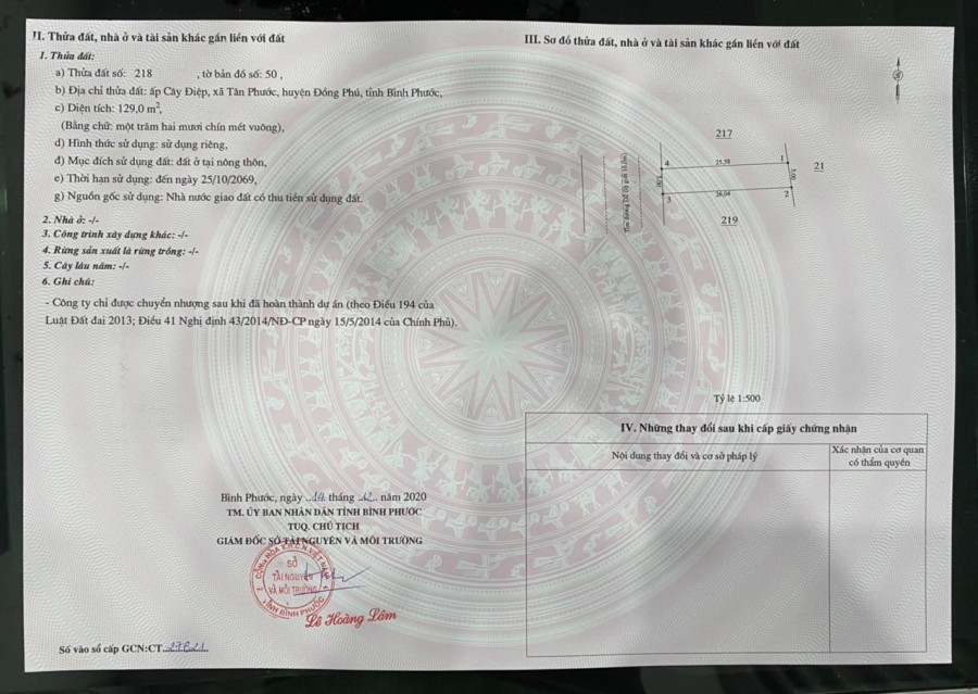 Tôi Cần Bán Gấp Lô Đất Liền Kề Chợ Tân Phước Đồng Phú