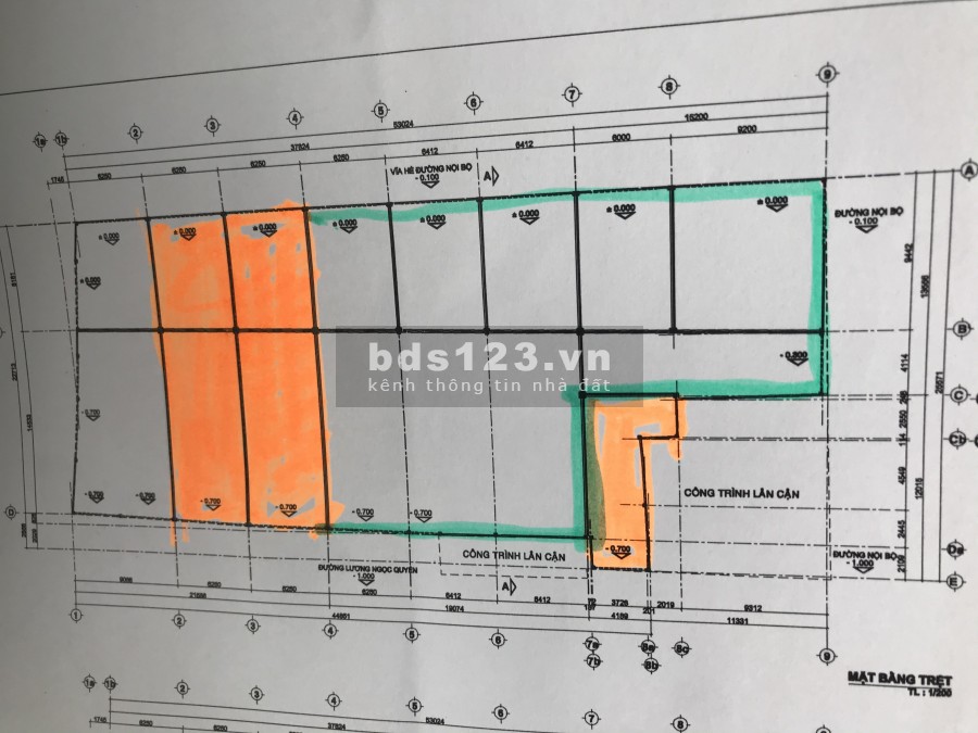Cho thuê mặt bằng đất trống 1179m2 góc 3 MT Nguyễn Xí Q. Bình Thạnh