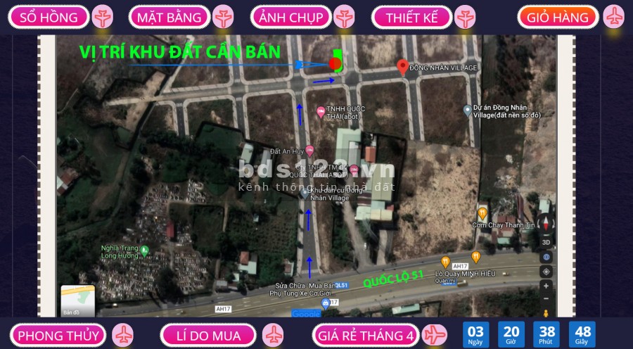 Đất sổ hồng 103.7 m2 100% thổ cư sử dụng riêng đất ở tại đô thị