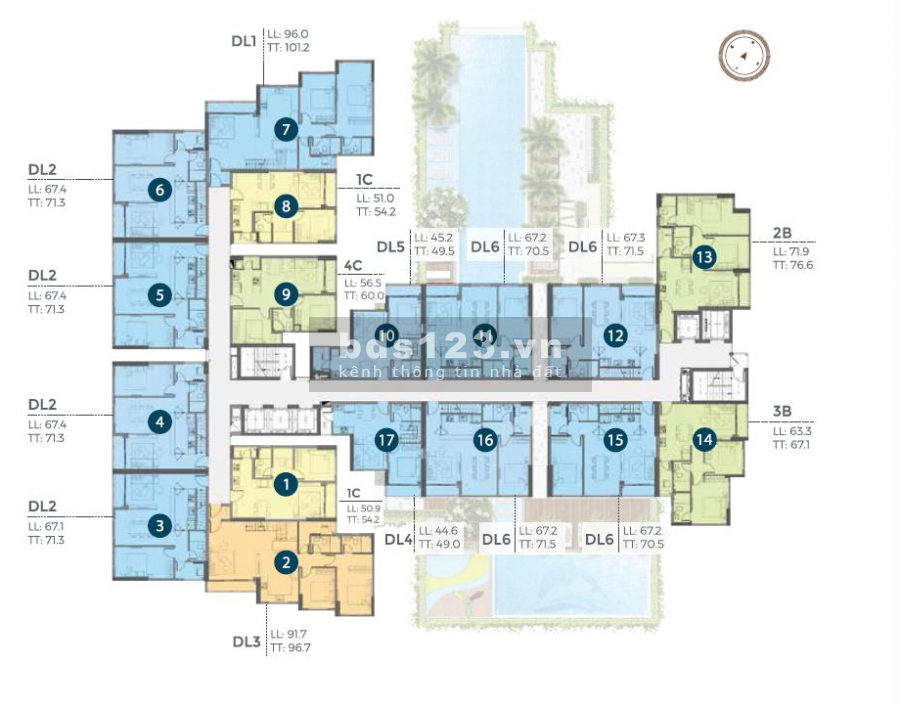DUY NHẤT 01 CĂN DUPLEX PRECIA QUẬN 2, THÔNG TẦNG 96M2. CHỈ 56 TRIỆU/M2. TT 30% NHẬN NHÀ