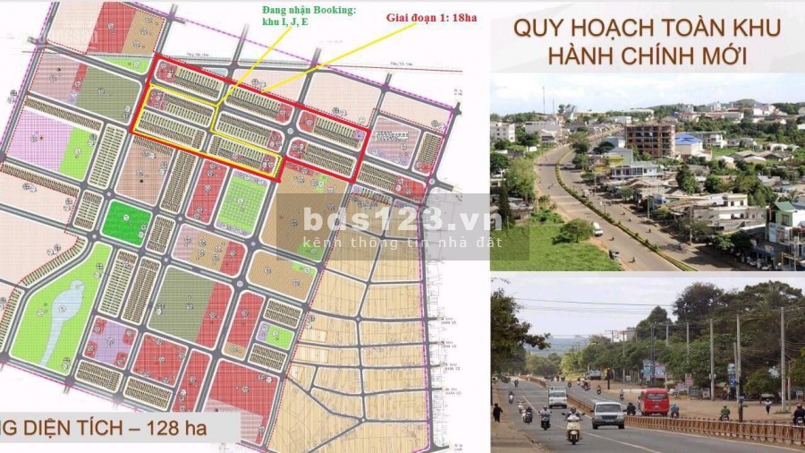 Đất nền khu trung tâm hành chính mới của gia lai chính thức mở bán