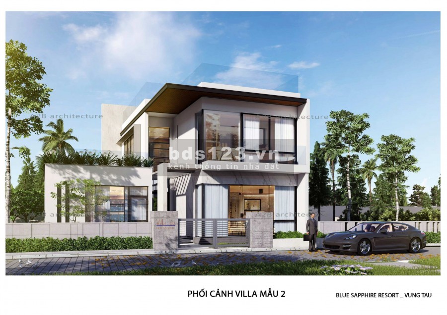 Duy nhất Biệt Thự Aria Vũng Tàu, 522m2, Hồ Bơi, Sân Vườn riêng, Giá 18 tỷ, nằm cách biển 50m