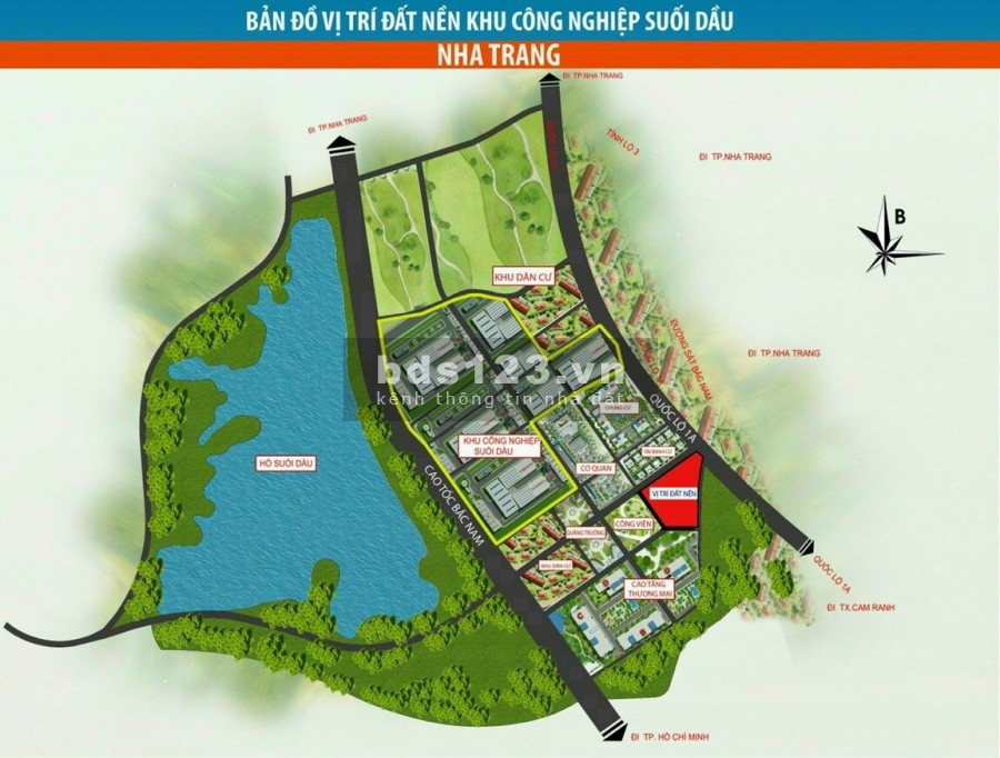 Đất nền KCN Suối Dầu, giá đầu tư F0