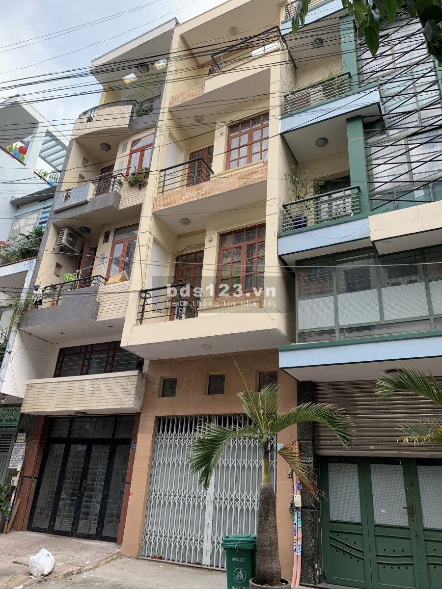 Nhà Nguyễn Hữu Cảnh, dt 4x20m 4 sàn gồm 6 phòng 6wc, nhà đẹp.