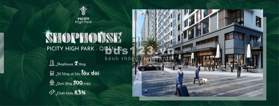 Bán căn hộ shophouse sổ hồng vĩnh viễn, dtsd 1152, giá 1.8 tỷ, liền kề ga Metro số 4, lh 0768900069