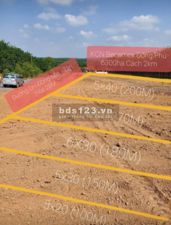 Bán gấp lô đất gần KCN BECAMEX