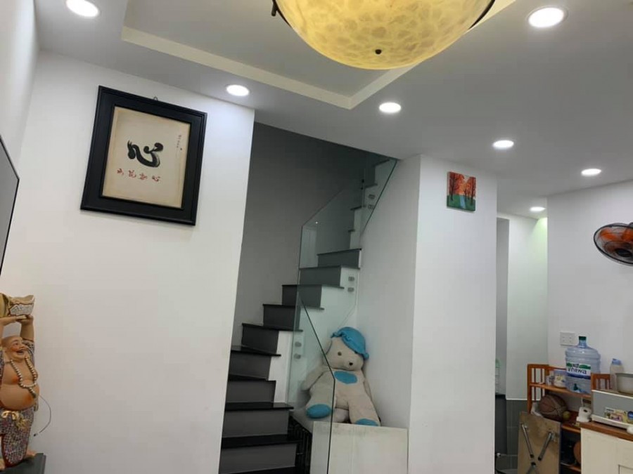 NHÀ HẺM Ô TÔ ĐỖ CỬA PHAN ĐĂNG LƯU PHÚ NHUẬN 24M2 4 TẦNG GIÁ 3,98 TỶ (CPL-741)