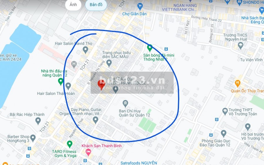 QUẬN 12, BÁN ĐẤT, MẶT TIỀN HIỆP THÀNH, DT 9.9x25m, CHỈ 13 TỶ.