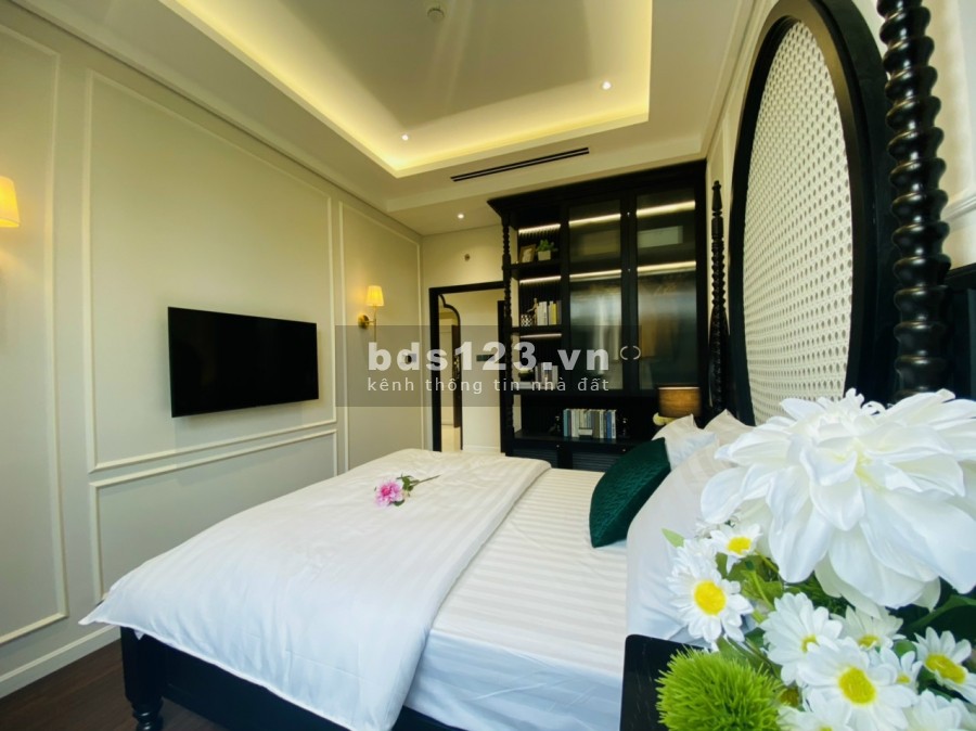 BÁN CĂN HỘ RẺ, DT 79M2, TT 650TR NHẬN NHÀ, PHONG CÁCH THIẾT KẾ INDOCHINE, HỆ THỐNG SMARTHOME 4.0, CHUẨN CĂN HỘ RESORT 5 SAO, LH 0768900069
