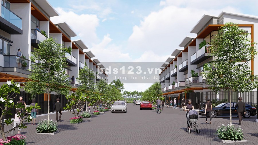 Tâm điểm đầu tư nhà phố liền kế ven sông Nam Sài Gòn