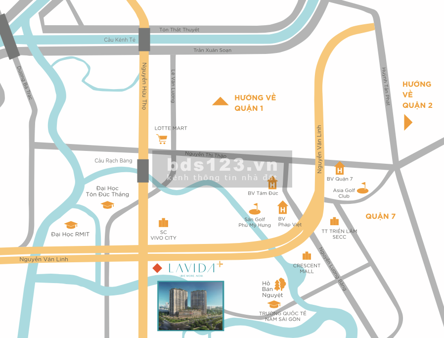 Dự án Lavida Plus, Quận 7, Tp.HCM diện tích 75m2 giá 2,88 tỷ mới 100%, LH 0938839926, Sổ hồng, thô,LH 0938839926