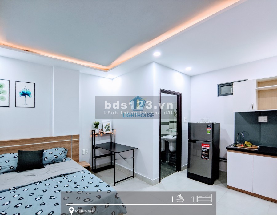 Căn Hộ Studio Tô Hiến Thành, bảo vệ, full nội thất