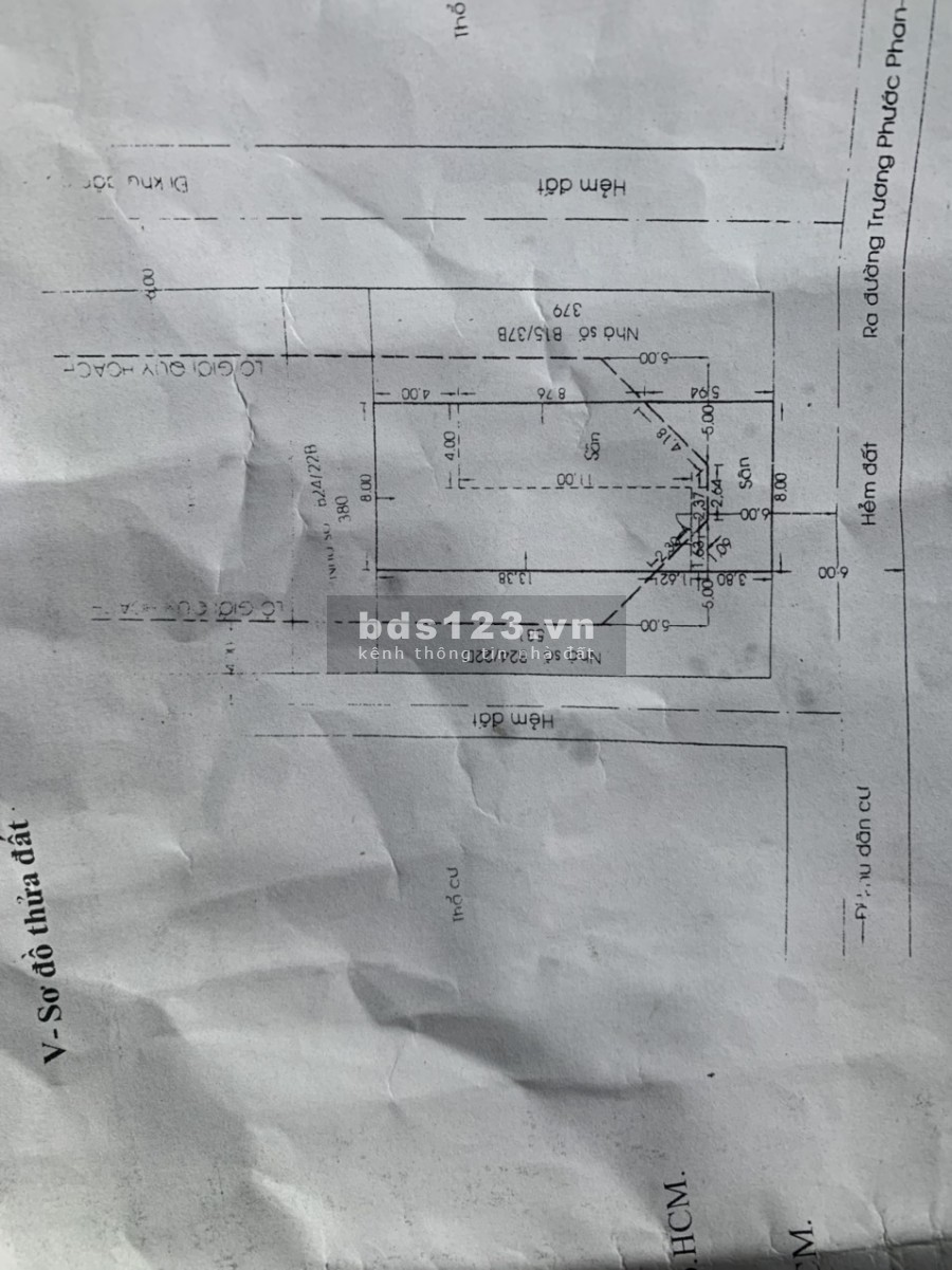 Bán nhà 8X19 1 trệt 1 lầu 1 st, Trương Phước Phan, P Bình Trị Đông A, Quận Bình Tân
