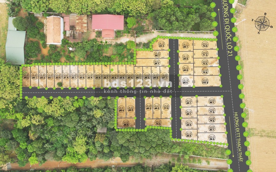 MỞ BÁN ĐẤT NỀN LINH SƠN đã được quy hoạch làm hạ tầng rất bài bản