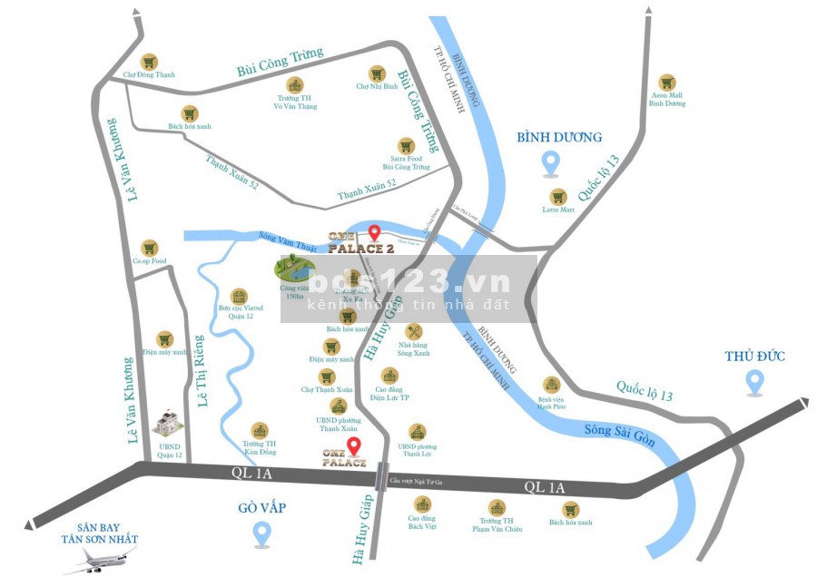 Khu nhà phố thương mại liền kề công viên 150ha trung tâm quận 12