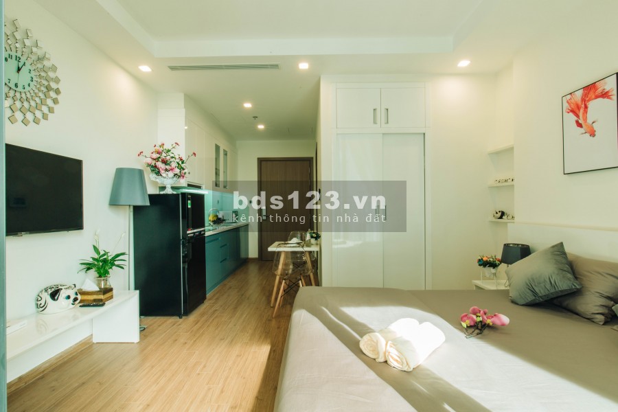 Studio VinHomes Green Bay: 27m2 full đồ giá 8tr
