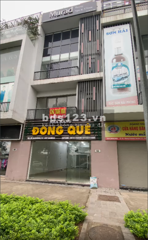 Shophouse Số nhà 44 đường 3.2 khu đô thị Gamuda
