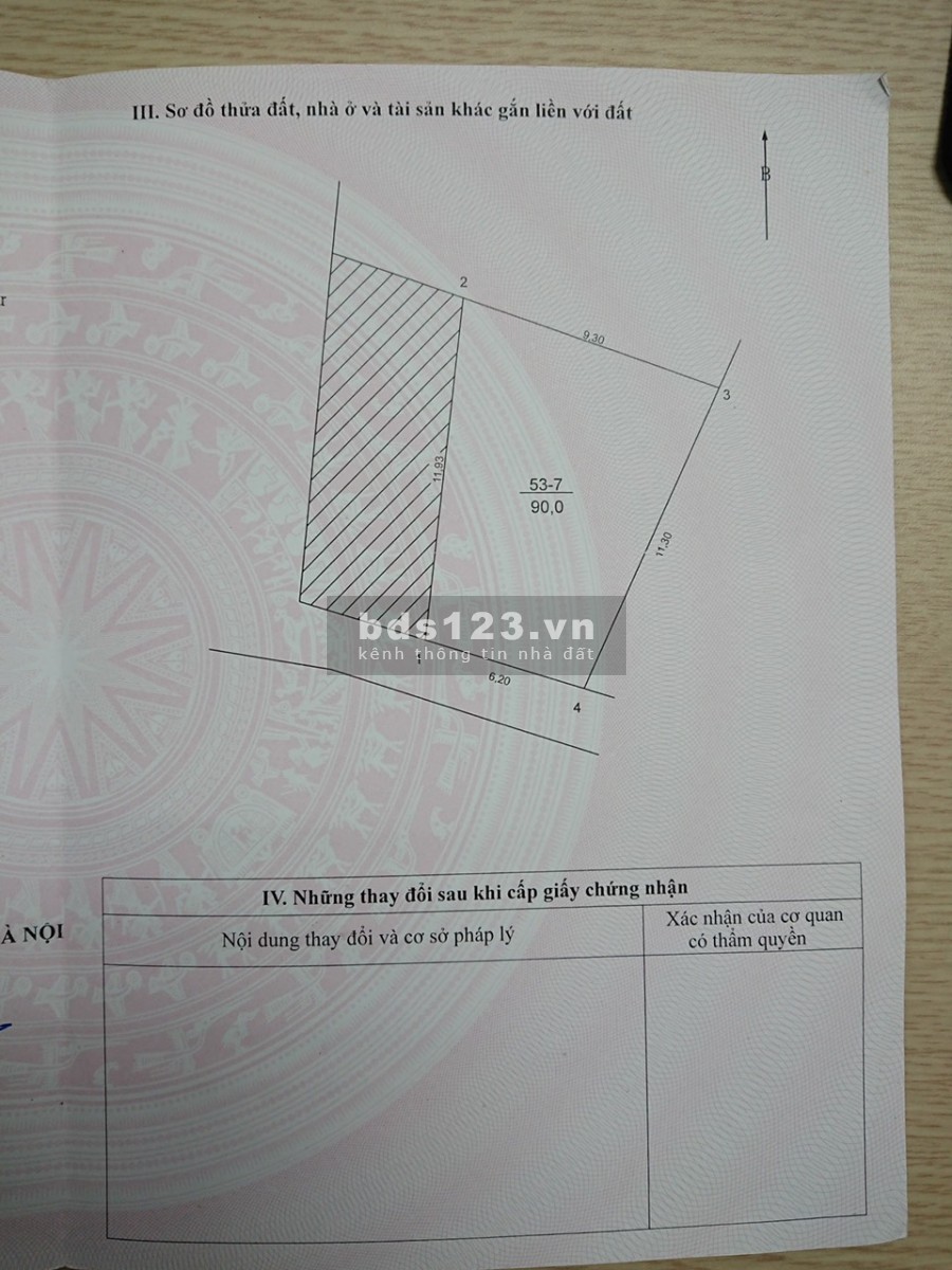 990tr đất 45m2 Liên Ninh, Thanh Trì gần đường liên xã, 0976151518